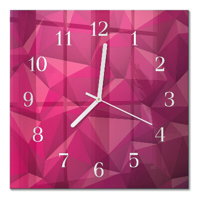 Horloge murale carrée Abstraction