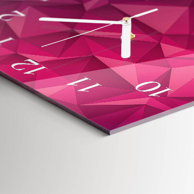 Horloge murale carrée Abstraction