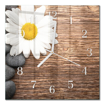 Horloge murale carrée Marguerite