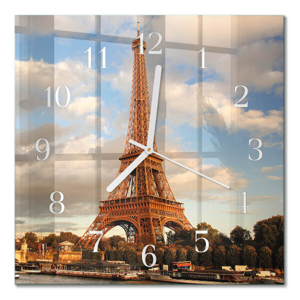 Horloge murale carrée Paris