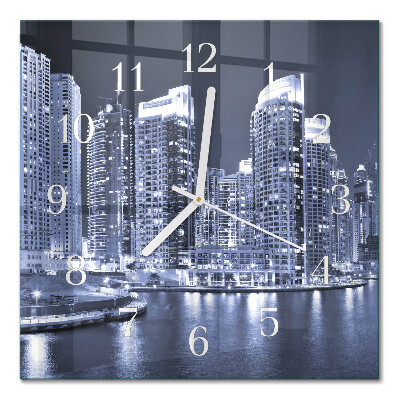 Horloge murale carrée Horizon