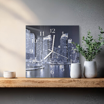 Horloge murale carrée Horizon