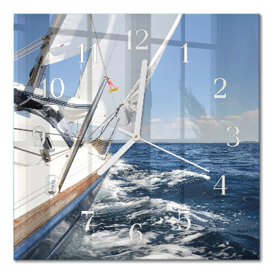 Horloge murale carrée Yacht