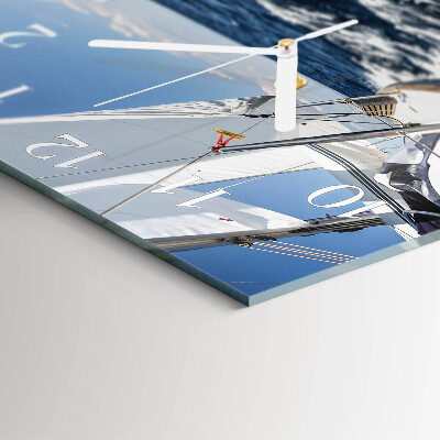 Horloge murale carrée Yacht