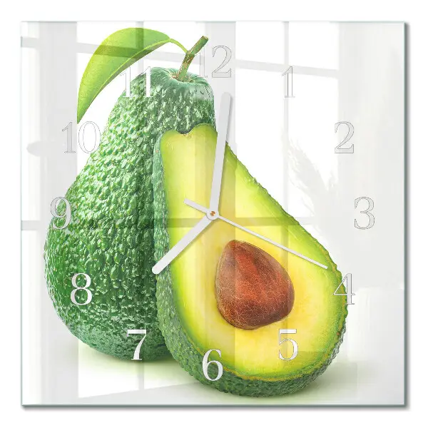 Horloge murale carrée Avocat