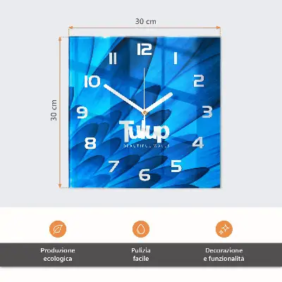 Horloge murale carrée Avocat