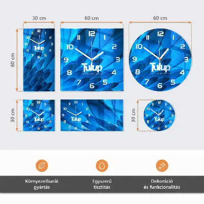 Horloge murale carrée Pont de brooklyn