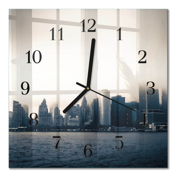Horloge murale carrée Horizon