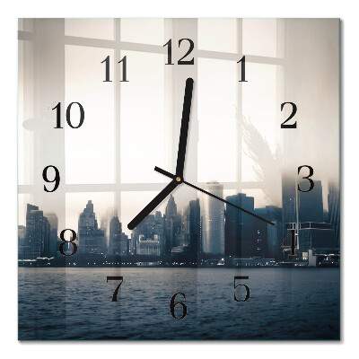 Horloge murale carrée Horizon