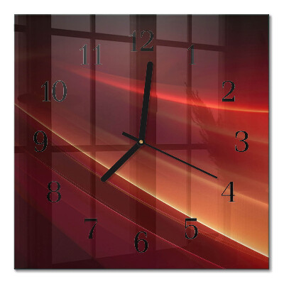 Horloge murale carrée Abstraction
