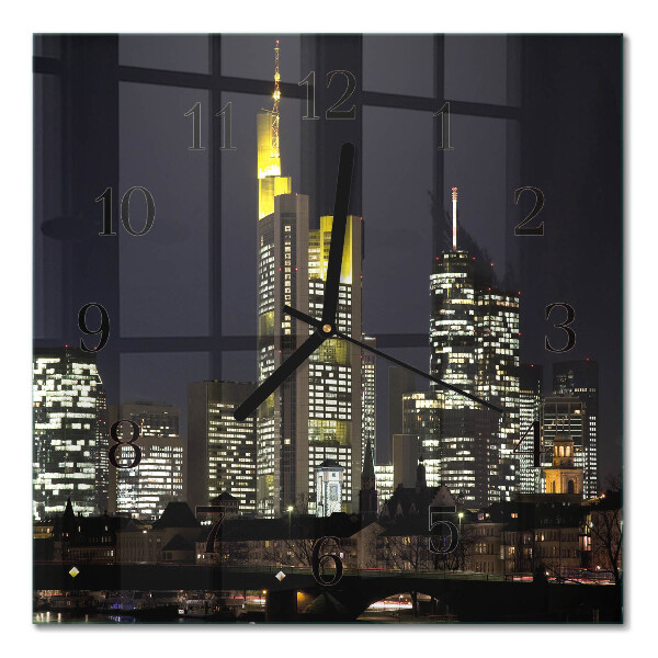 Horloge murale carrée Horizon