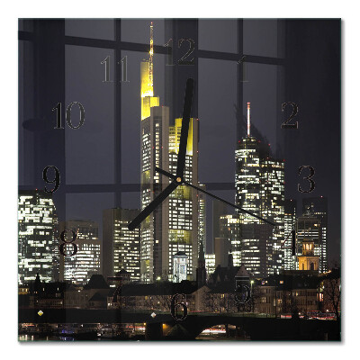 Horloge murale carrée Horizon
