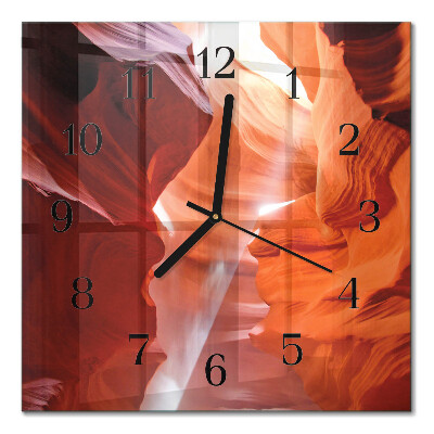 Horloge murale carrée Grotte
