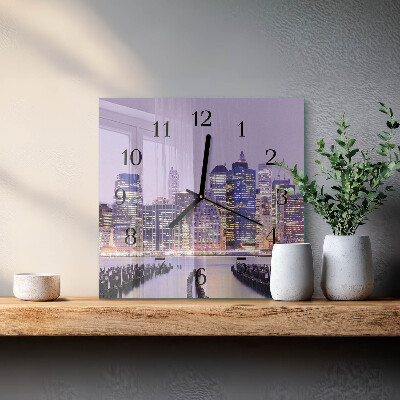 Horloge murale carrée Horizon
