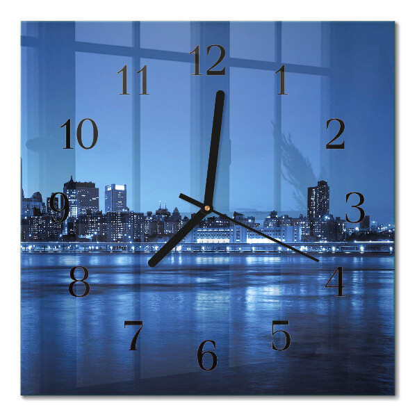 Horloge murale carrée Horizon