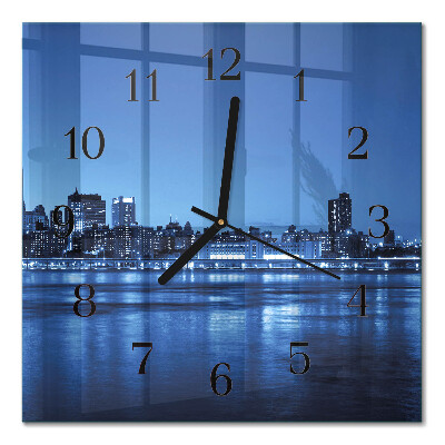 Horloge murale carrée Horizon