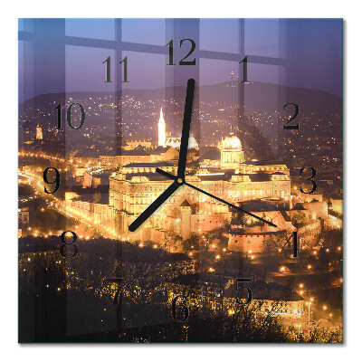 Horloge murale carrée Budapest