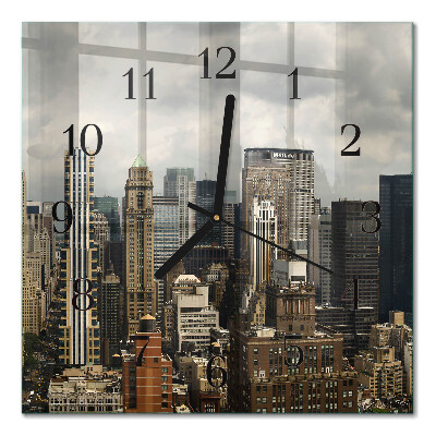 Horloge murale carrée Horizon