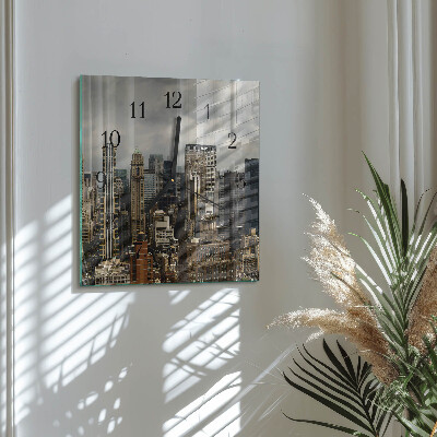 Horloge murale carrée Horizon