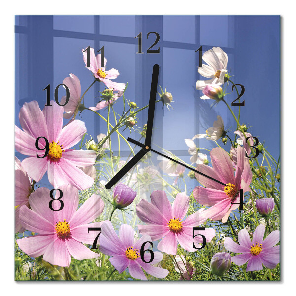 Horloge murale carrée Cosmos