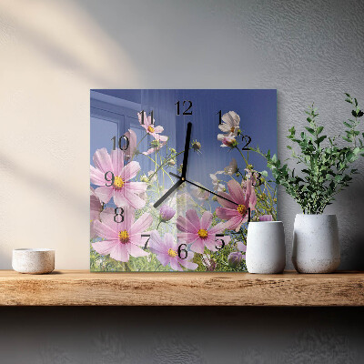 Horloge murale carrée Cosmos