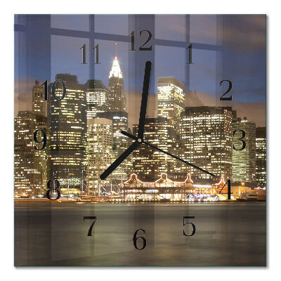 Horloge murale carrée Horizon