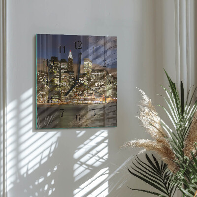 Horloge murale carrée Horizon