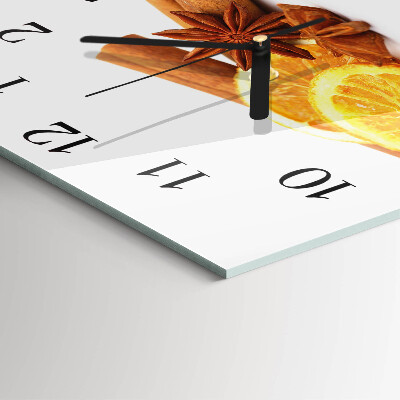 Horloge murale carrée Vanille au citron
