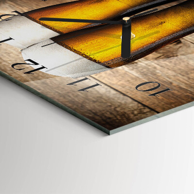 Horloge murale carrée Bière