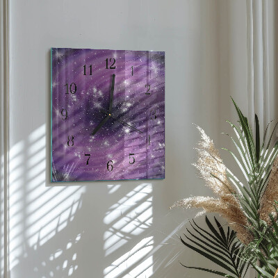 Horloge murale carrée Abstraction
