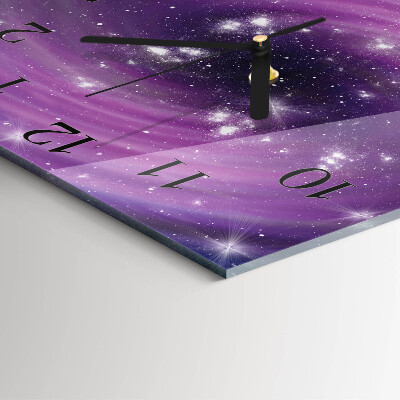 Horloge murale carrée Abstraction