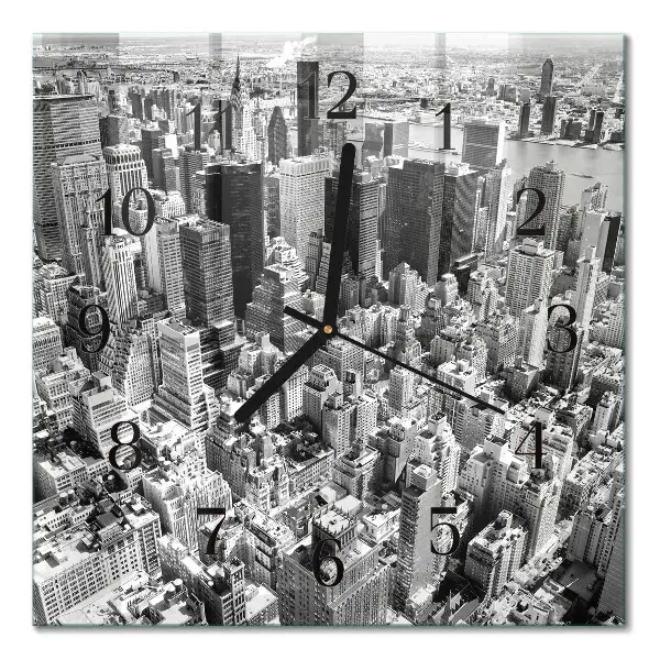 Horloge murale carrée Horizon