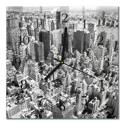 Horloge murale carrée Horizon
