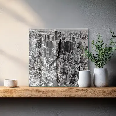 Horloge murale carrée Horizon