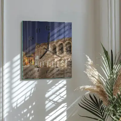 Pendule carrée en verre Veilleuse
