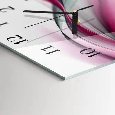 Horloge murale carrée Abstraction