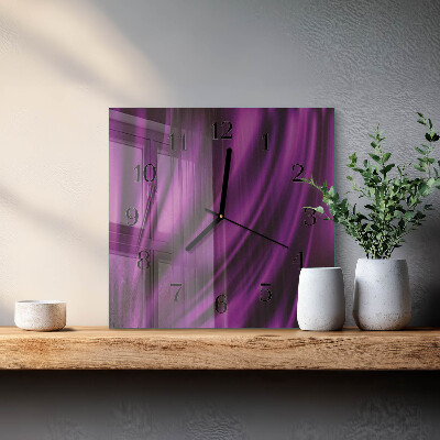 Horloge murale carrée Abstraction