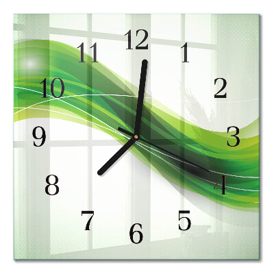 Horloge murale carrée Abstraction