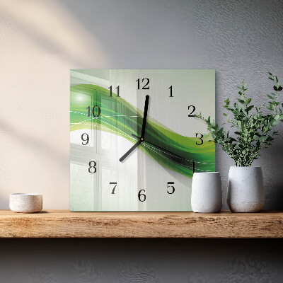Horloge murale carrée Abstraction