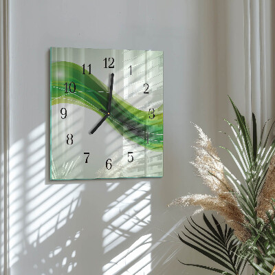 Horloge murale carrée Abstraction