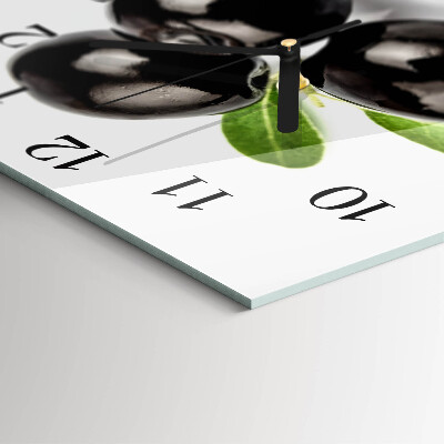 Horloge murale carrée Olives