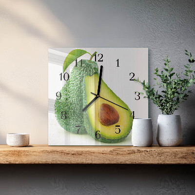 Pendule carrée en verre Avocat