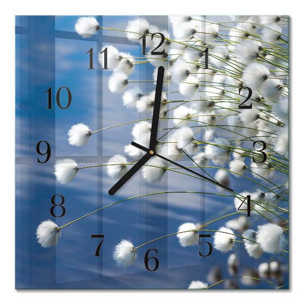 Horloge murale carrée Coton