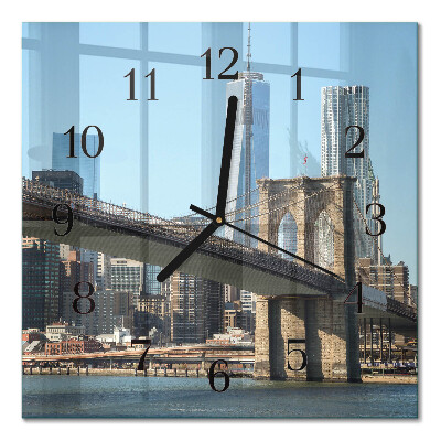 Horloge murale carrée Horizon