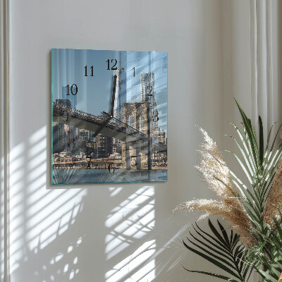 Horloge murale carrée Horizon