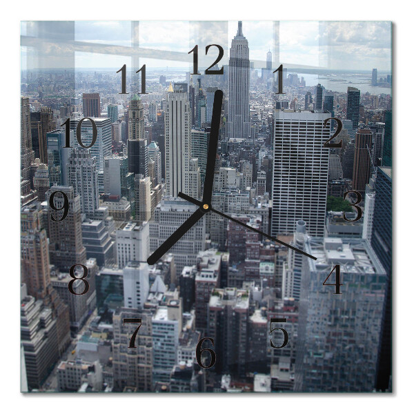 Horloge murale carrée Horizon