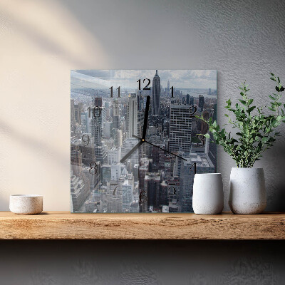 Horloge murale carrée Horizon