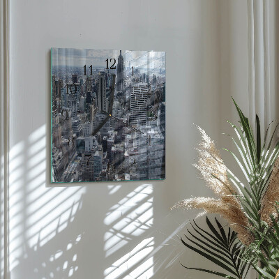 Horloge murale carrée Horizon