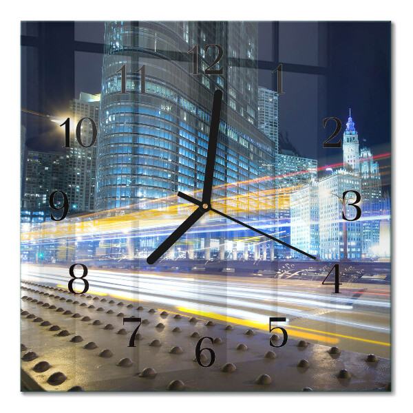 Horloge murale carrée Horizon
