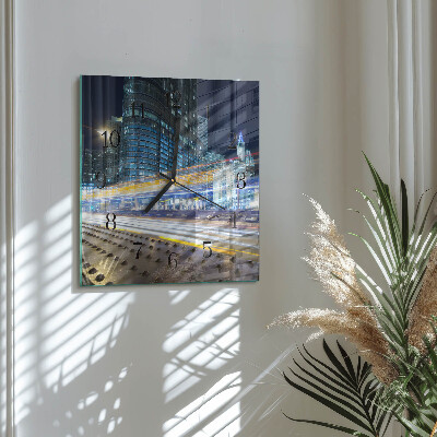 Horloge murale carrée Horizon